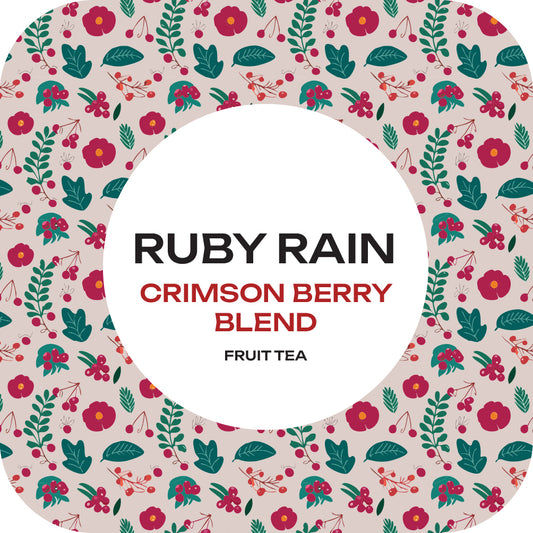 Ruby Rain - Crimson Berry Blend - Fruit tea